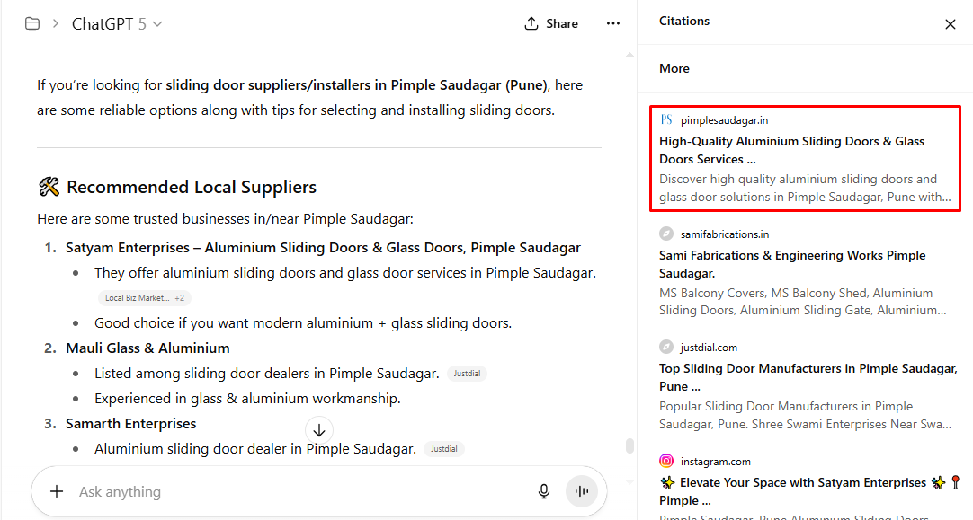 High-Quality Aluminium Sliding Doors & Glass Doors Services in Pimple Saudagar